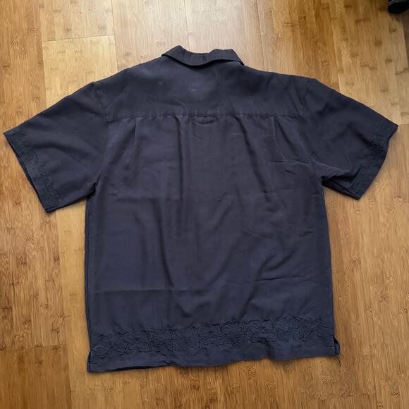 Vintage Quiksilver Button Up Shirt Mens Large Aloha Print Hawaii Casual Luau - Picture 5 of 5